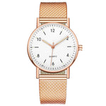 Exquisite Gem Quartz Stainless Steel Womens Watch