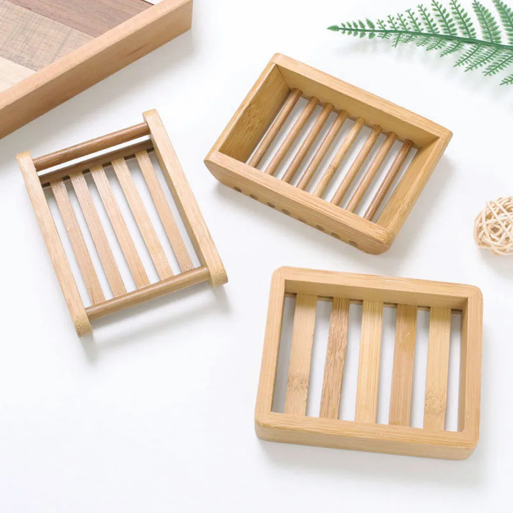 Spring Clean Moisture Proof Bamboo Soap Dish