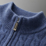 Blueberry Grove Knit 100% Merino Wool Mens Sweater