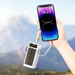 Energy Savers Solar Power Bank Large External Battery for iPhone