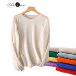 Women's Round Neck Cashmere Sweater Base Layer Underneath Sweater Sweater Women's and Winter New Style