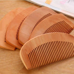 Natural Strands 1 Pc Anti-static Natural Peach Hair Comb