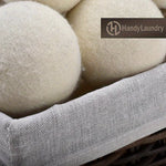 Spring Clean Fabric Softener Wool Dryer Balls - Reduces Clothing Wrinkles and Saves Drying