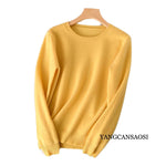 Women's Round Neck Cashmere Sweater Base Layer Underneath Sweater Sweater Women's and Winter New Style