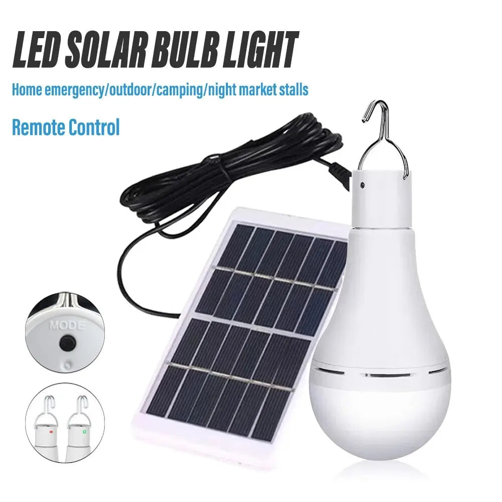 Energy Savers Outdoor Hanging LED Solar Lamp Bulb