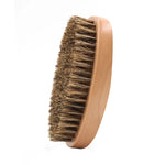 Fur Hair Brush Men Bristle Barber Accessories Professional Beard Brush Wooden Comb Boar Bristle Hairbrush Beard Styling Tools