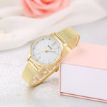 Regal Gold Quartz Stainless Steel Womens Watch