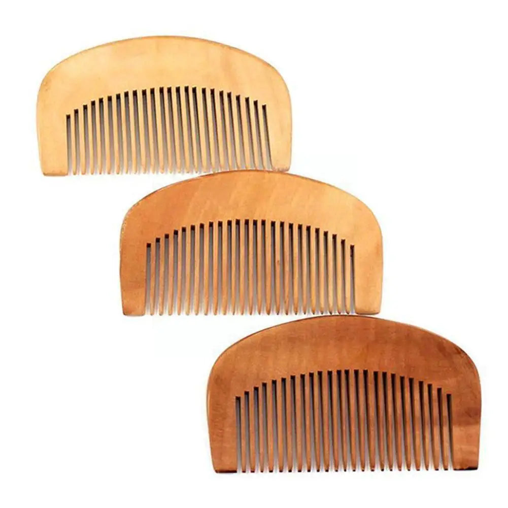 Natural Strands 1 Pc Anti-static Natural Peach Hair Comb