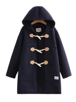 Azul Winter Hooded Wool Cotton Womens Coat