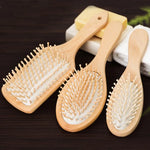 Premium Wooden Bamboo Hair Brush Improve Hair Growth Wood Hair Brush Prevent Loss Comb Bamboo Comb Teeth