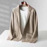 Sand Storms Knit 100% Merino Wool Mens Blazer