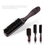 Natural Strands Anti Static Wood Boar Bristle Mens Beard Brush