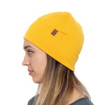 MENIQUE 100% Merino Wool Womens Beanie Power Mango