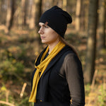 Mango Yellow MENIQUE 100% Merino Wool Womens Scarf