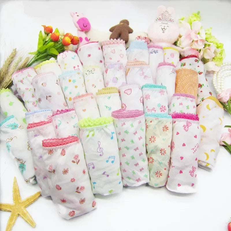 Pastel Hues 24pcs 100% Cotton Girls Panties