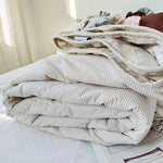 Desert Haven Stripes Linen Cotton Comforter