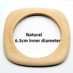 1Pc Natural Wood Womens Bracelet Bangles