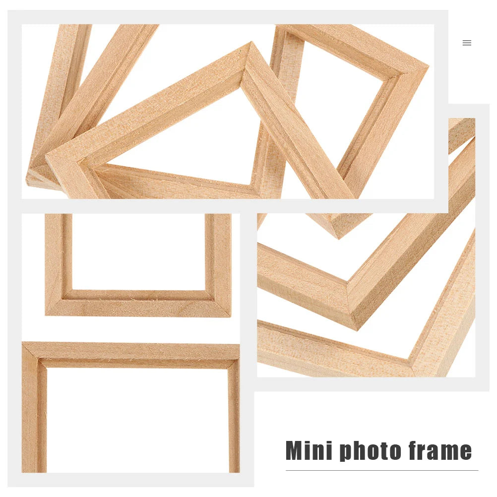 Mural Fusion 6 Pcs Wood Photo Frames