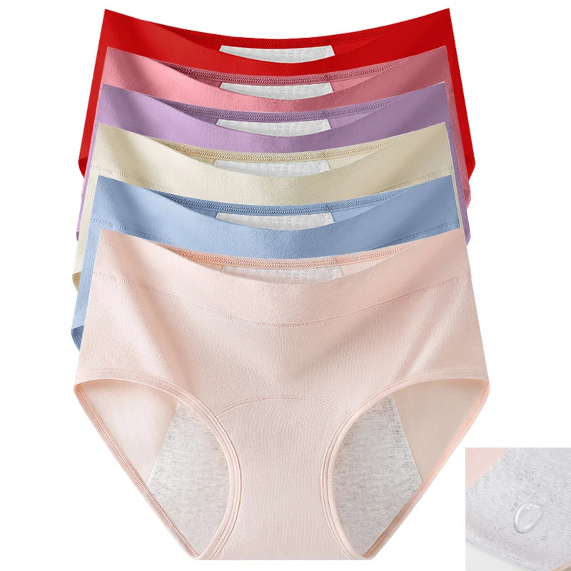 Lavender Hues 1pcs Menstrual Cotton Womens Panties