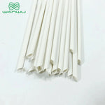 Eco-Friendly Biodegradable and Compostable ，Convenient Bamboo Fiber Straws for Drinks, Perfect for Parties ，210mm，50pack