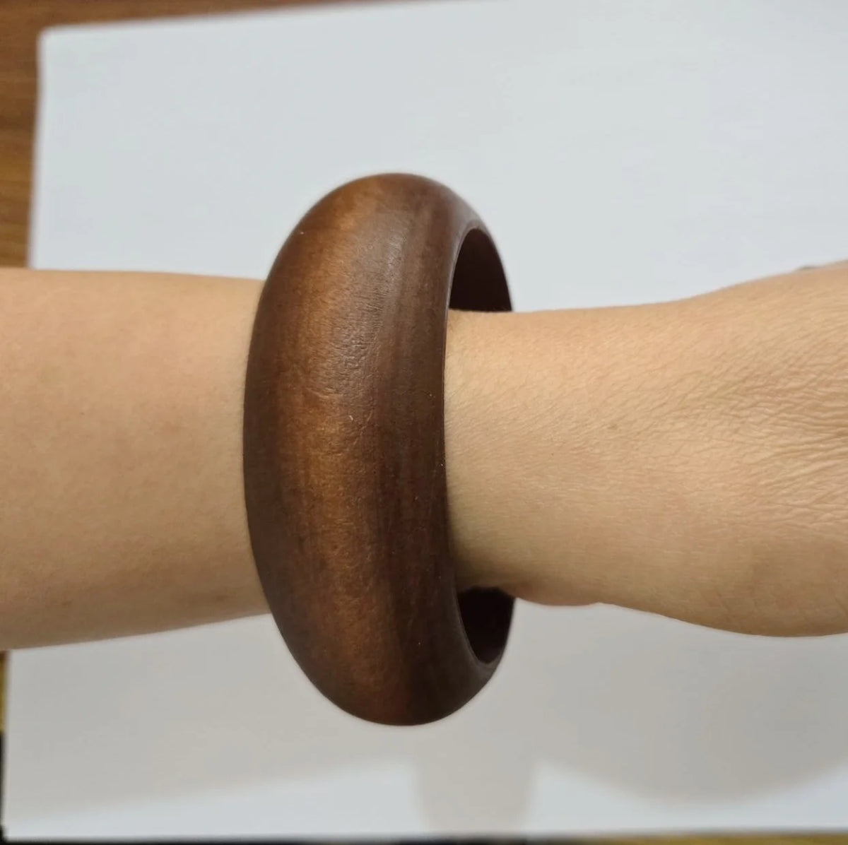 1Pc Natural Wood Womens Bracelet Bangles