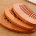 Natural Strands 1 Pc Anti-static Natural Peach Hair Comb