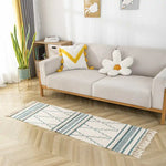 Bohemian Tassel Cotton Linen Rug