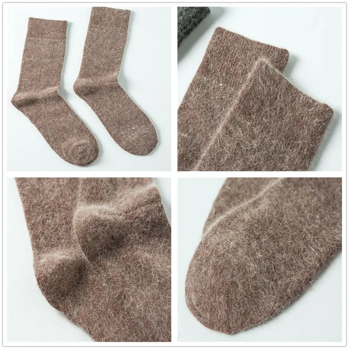 Sage Mint Wool Cashmere Mens Socks | Hypoallergenic - Allergy Friendly - Naturally Free