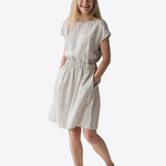 Sand Valley 100% Linen Dress with Pockets | Hypoallergenic - Allergy Friendly - Naturally Free