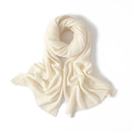 Sand Winter Knit Cashmere Womens Scarf | Hypoallergenic - Allergy Friendly - Naturally Free