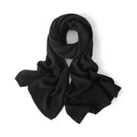 Sand Winter Knit Cashmere Womens Scarf | Hypoallergenic - Allergy Friendly - Naturally Free