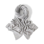 Sand Winter Knit Cashmere Womens Scarf | Hypoallergenic - Allergy Friendly - Naturally Free