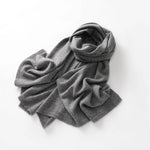 Sand Winter Knit Cashmere Womens Scarf | Hypoallergenic - Allergy Friendly - Naturally Free