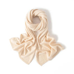 Sand Winter Knit Cashmere Womens Scarf | Hypoallergenic - Allergy Friendly - Naturally Free