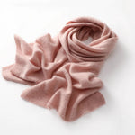 Sand Winter Knit Cashmere Womens Scarf | Hypoallergenic - Allergy Friendly - Naturally Free