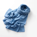 Sand Winter Knit Cashmere Womens Scarf | Hypoallergenic - Allergy Friendly - Naturally Free