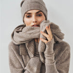 CARE BY ME 100% Cashmere Womens Sussie Handwarmers