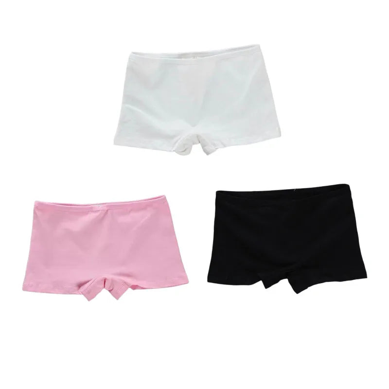 Spring Meadows 3Pcs Shorts Cotton Girls Briefs