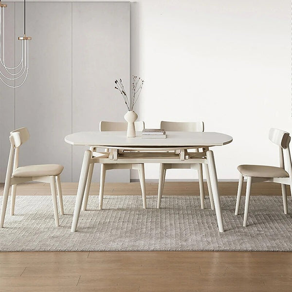 Earthy Elements Rock Wood Dining Table