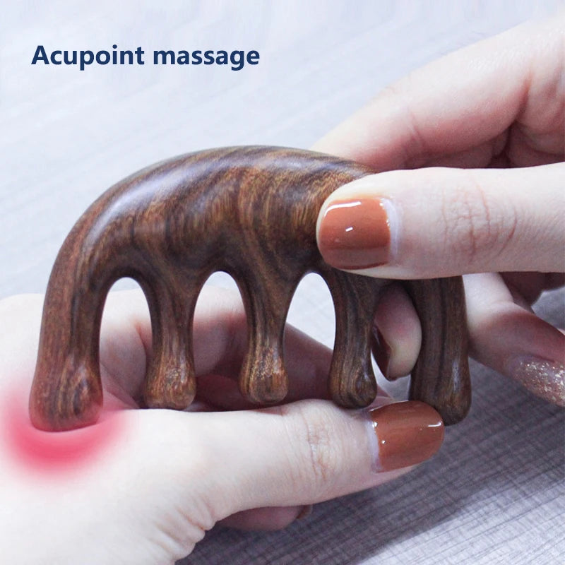 Natural Strands Wood Anti-static Sandalwood Hair Comb