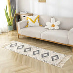 Bohemian Tassel Cotton Linen Rug