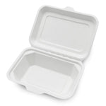 Healthy Eats 50pcs Disposable Biodegradable Bamboo Plate Containers