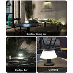 Energy Savers LED Rechargeable Solar Table Lamp