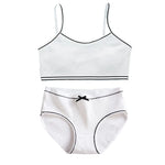 Verbena Buds Cotton Girls Bra & Panty Set