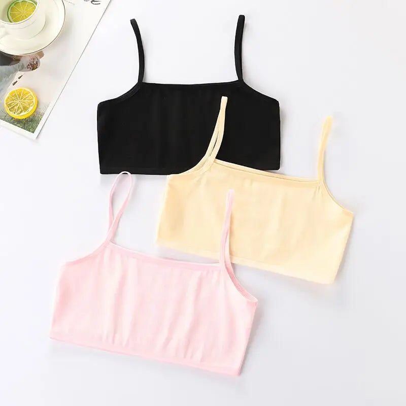 Spring Bloom 4Pcs Cotton Girls Training Bra