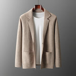 Sand Storms Knit 100% Merino Wool Mens Blazer