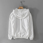 Natural Hues Hooded Linen Cotton Mens Jacket