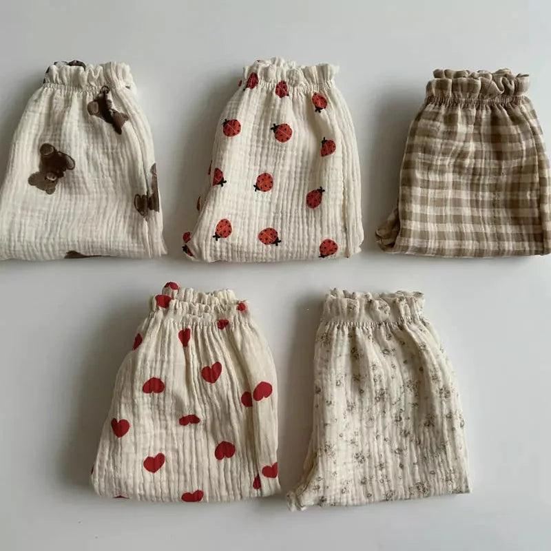 Summer Garden Organic Cotton Baby Pants