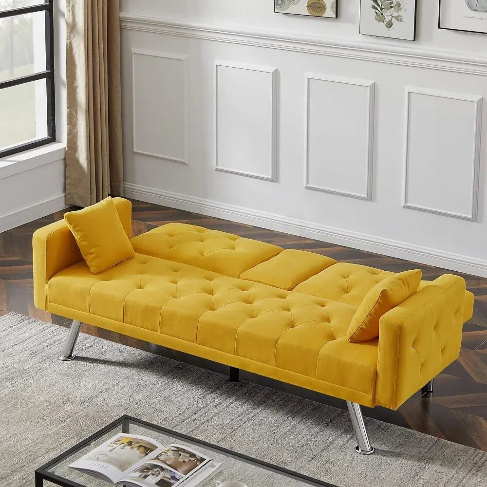 Forest Lux Removable Cotton Wood Sofa Sleeper