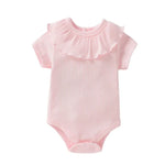 Peach Pear Cotton Baby Girls Romper